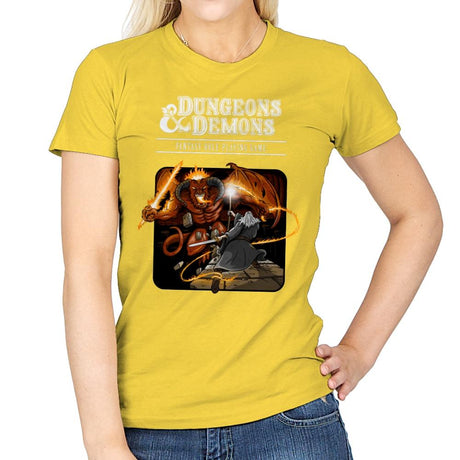 Dungeons & Dwarves - Womens T-Shirts RIPT Apparel Small / Daisy