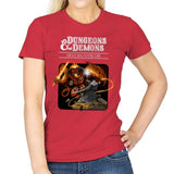 Dungeons & Dwarves - Womens T-Shirts RIPT Apparel Small / Red