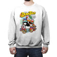 Dunktales Don - Crew Neck Sweatshirt Crew Neck Sweatshirt RIPT Apparel Small / White