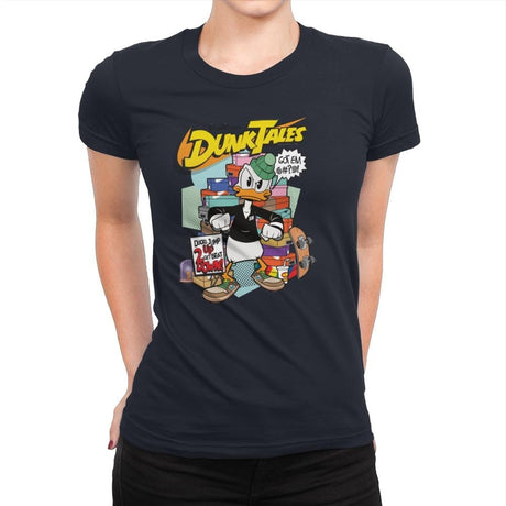 Dunktales Don - Womens Premium T-Shirts RIPT Apparel Small / Midnight Navy