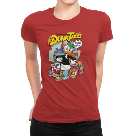 Dunktales Don - Womens Premium T-Shirts RIPT Apparel Small / Red