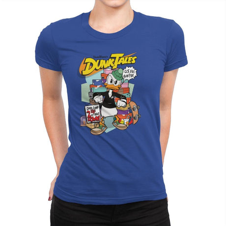Dunktales Don - Womens Premium T-Shirts RIPT Apparel Small / Royal