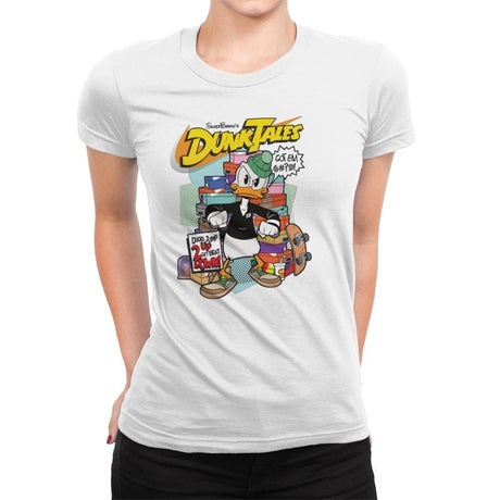 Dunktales Don - Womens Premium T-Shirts RIPT Apparel Small / White