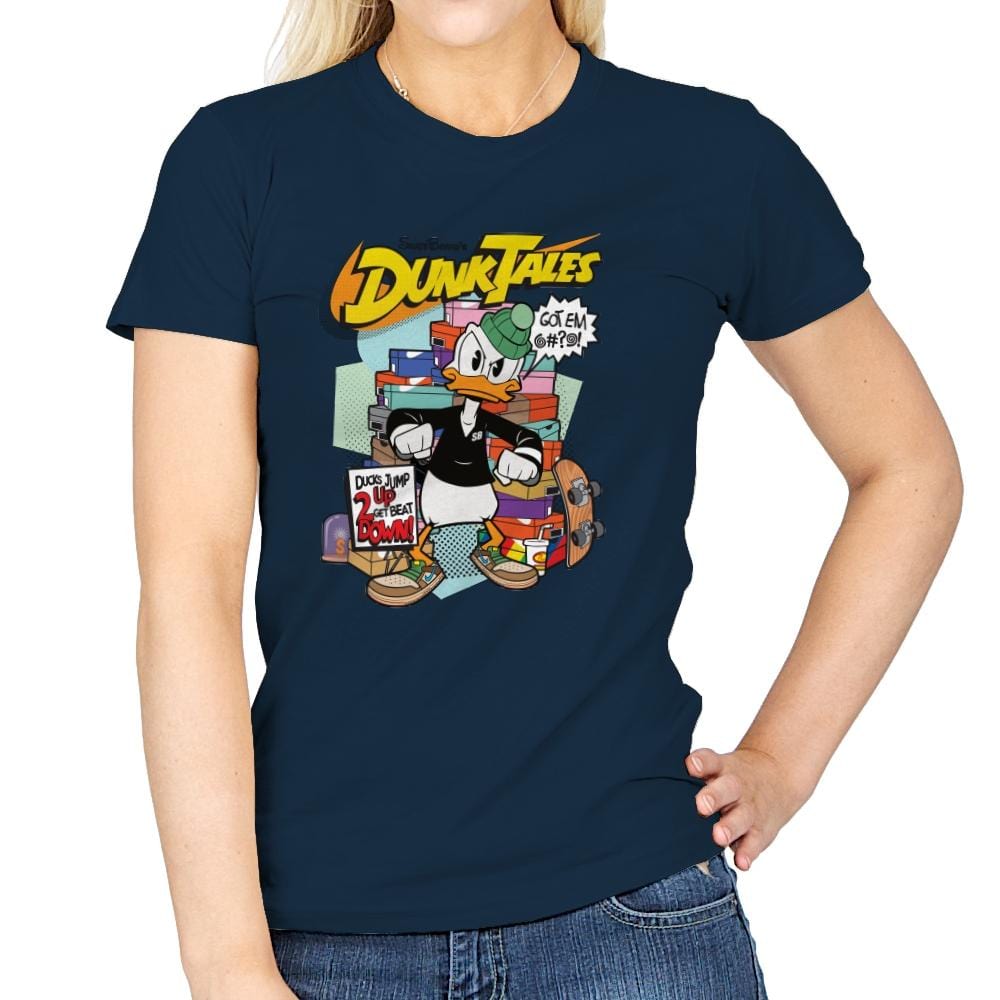 Dunktales Don - Womens T-Shirts RIPT Apparel Small / Navy