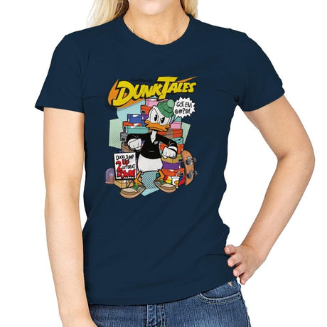 Dunktales Don - Womens T-Shirts RIPT Apparel Small / Navy