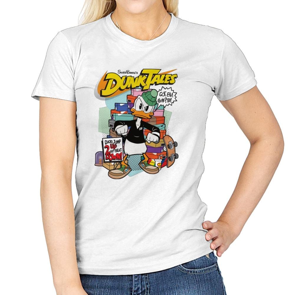 Dunktales Don - Womens T-Shirts RIPT Apparel Small / White