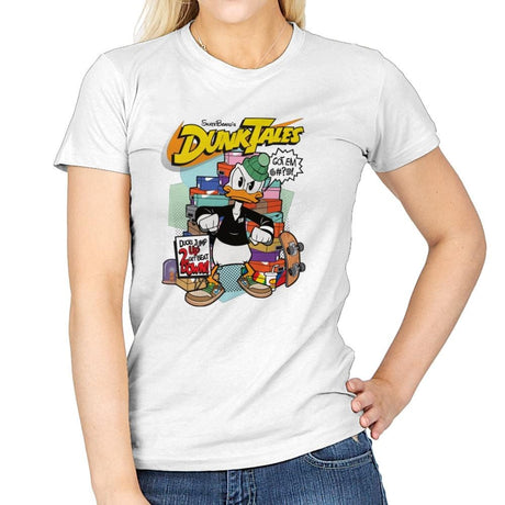 Dunktales Don - Womens T-Shirts RIPT Apparel Small / White