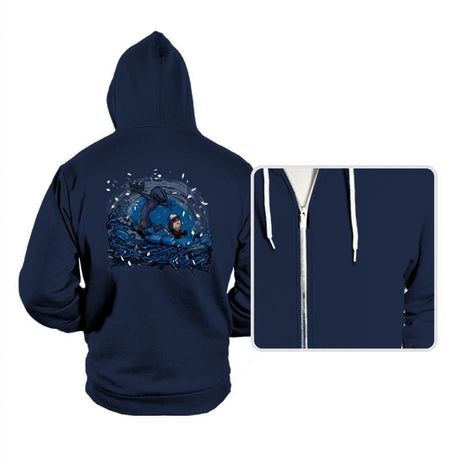 Dustin and Dobbes - Hoodies Hoodies RIPT Apparel Small / Navy