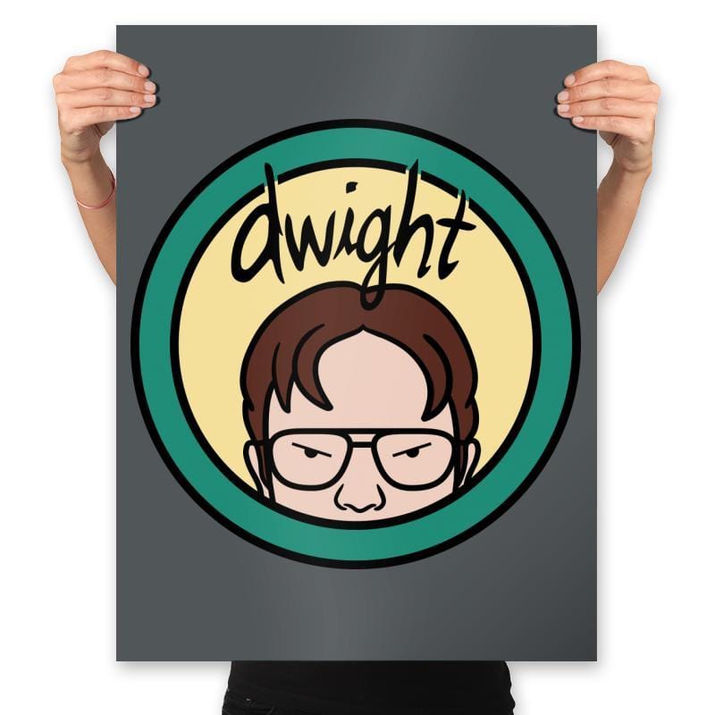 Dwight - Prints Posters RIPT Apparel 18x24 / Charcoal