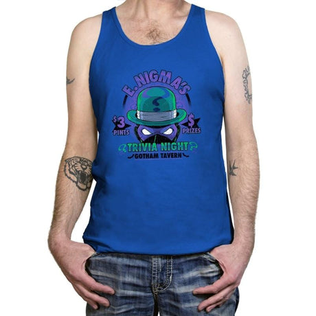 E. Nigma's Trivia Night Exclusive - Tanktop Tanktop RIPT Apparel X-Small / True Royal