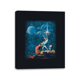 Earthworm Wars - Canvas Wraps Canvas Wraps RIPT Apparel 11x14 / Black