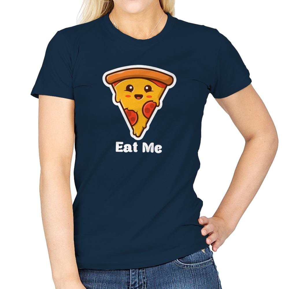 Eat Me - Womens T-Shirts RIPT Apparel Small / Navy