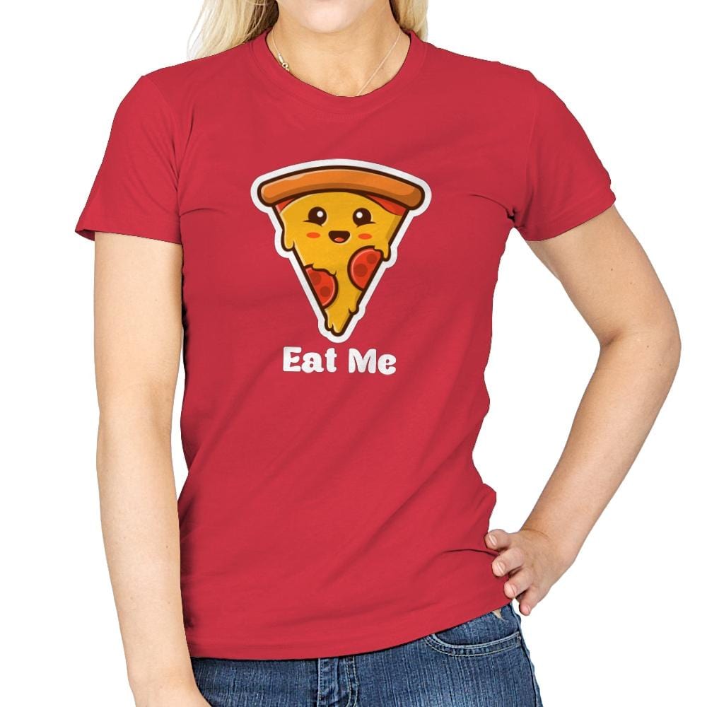Eat Me - Womens T-Shirts RIPT Apparel Small / Red
