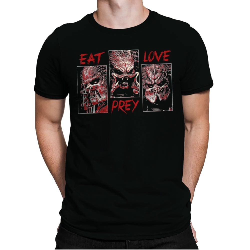 Eat, Prey, Love - Best Seller - Mens Premium T-Shirts RIPT Apparel Small / Black