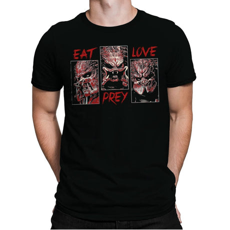 Eat, Prey, Love - Mens Premium T-Shirts RIPT Apparel Small / Black