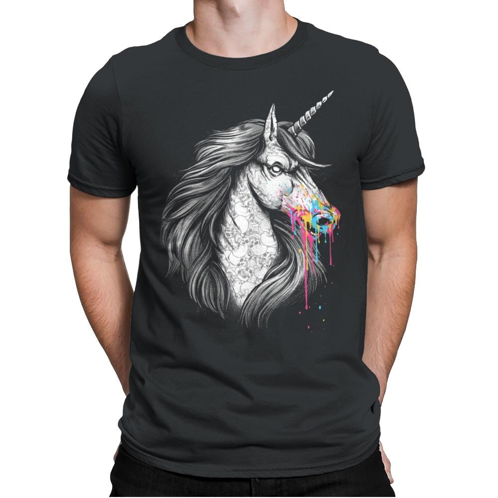 Eat Rainbows - Mens Premium T-Shirts RIPT Apparel Small / Heavy Metal