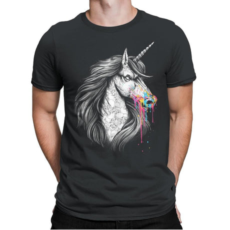 Eat Rainbows - Mens Premium T-Shirts RIPT Apparel Small / Heavy Metal