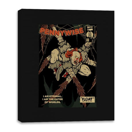 Eater of Worlds - Canvas Wraps Canvas Wraps RIPT Apparel 16x20 / Black