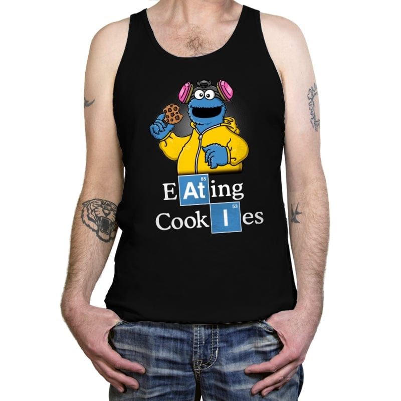 Eating Cookies - Tanktop Tanktop RIPT Apparel X-Small / Black