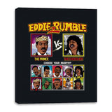 Eddie 2 Rumble - Retro Fighter Series - Canvas Wraps Canvas Wraps RIPT Apparel 16x20 / Black