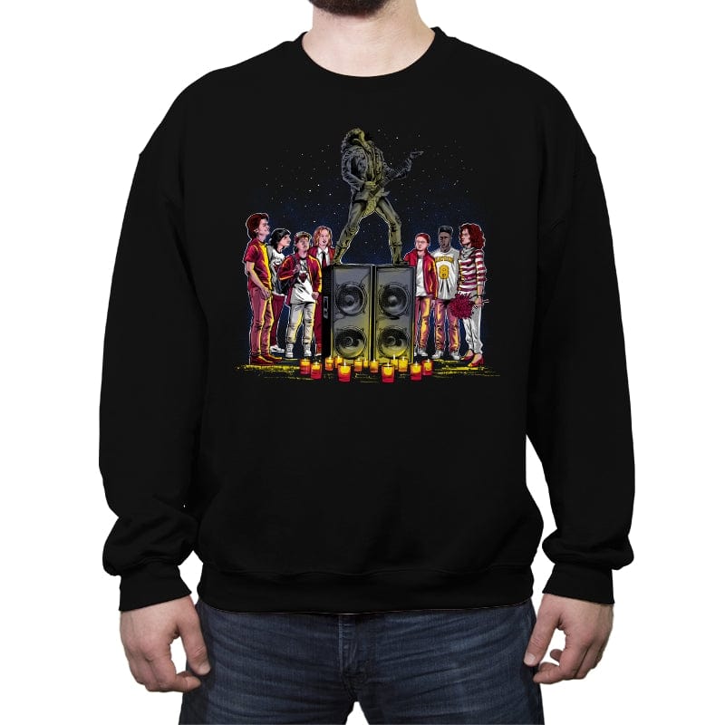 Eddie Memorial - Crew Neck Sweatshirt Crew Neck Sweatshirt RIPT Apparel Small / Black