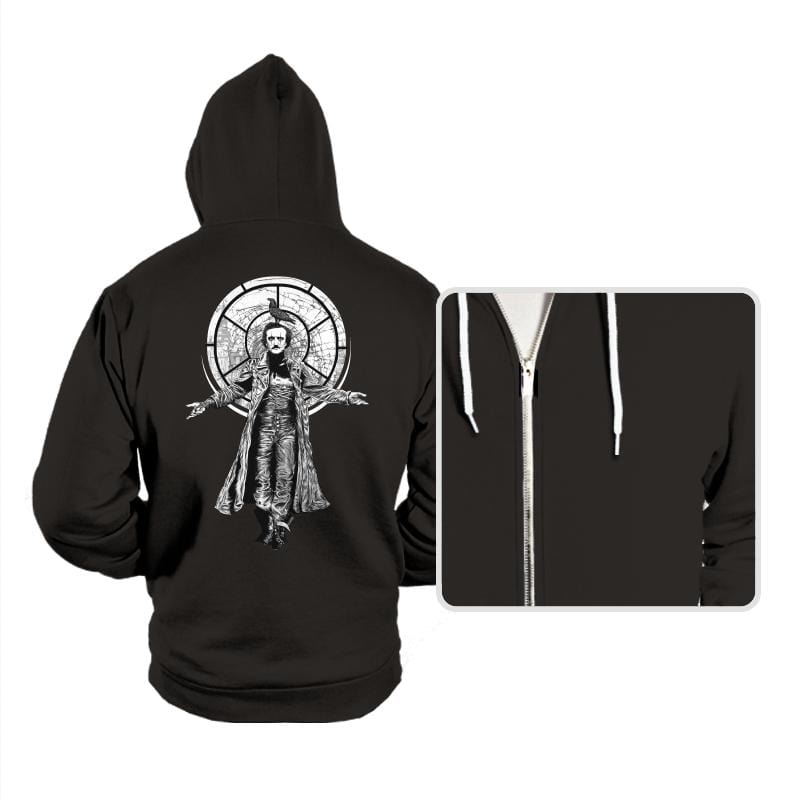 Edgar Allan Crow - Hoodies Hoodies RIPT Apparel Small / Black