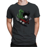 Edward and Dino - Mens Premium T-Shirts RIPT Apparel Small / Heavy Metal