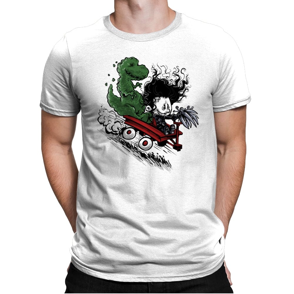 Edward and Dino - Mens Premium T-Shirts RIPT Apparel Small / White