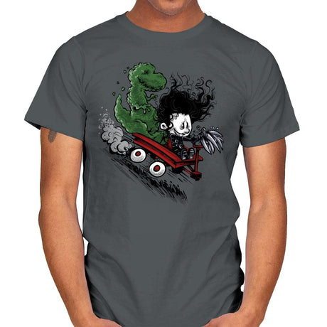 Edward and Dino - Mens T-Shirts RIPT Apparel Small / Charcoal