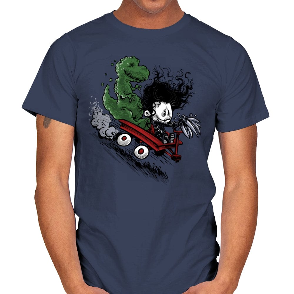 Edward and Dino - Mens T-Shirts RIPT Apparel Small / Navy