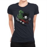 Edward and Dino - Womens Premium T-Shirts RIPT Apparel Small / Midnight Navy