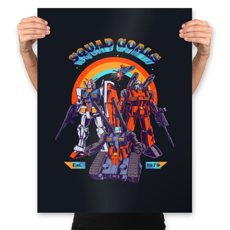 EFSF Squad Goals - Prints Posters RIPT Apparel 18x24 / Black