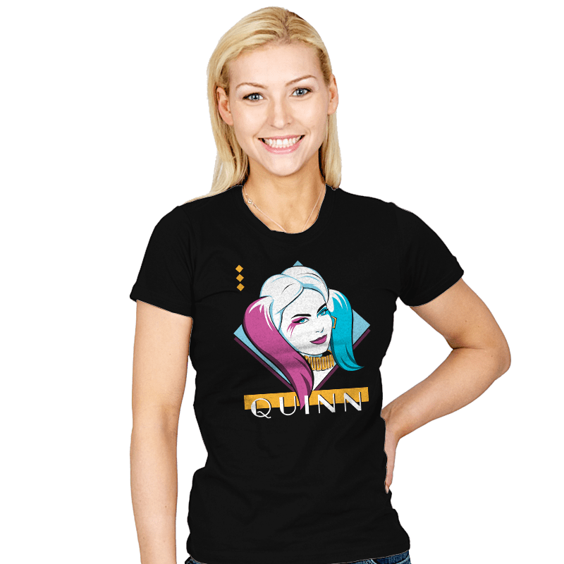 Eighties Quinn - Womens T-Shirts RIPT Apparel