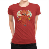 El dia del Cthulhu - Womens Premium T-Shirts RIPT Apparel Small / Red
