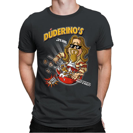 El Duderino's - Mens Premium T-Shirts RIPT Apparel Small / Heavy Metal