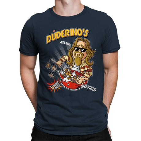 El Duderino's - Mens Premium T-Shirts RIPT Apparel Small / Indigo