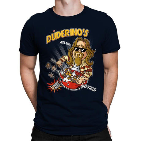 El Duderino's - Mens Premium T-Shirts RIPT Apparel Small / Midnight Navy