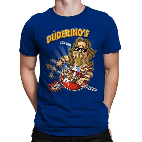 El Duderino's - Mens Premium T-Shirts RIPT Apparel Small / Royal