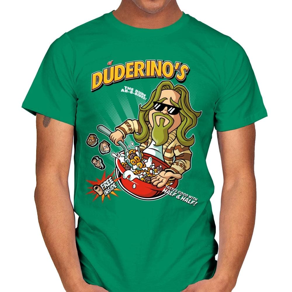El Duderino's - Mens T-Shirts RIPT Apparel Small / Kelly Green