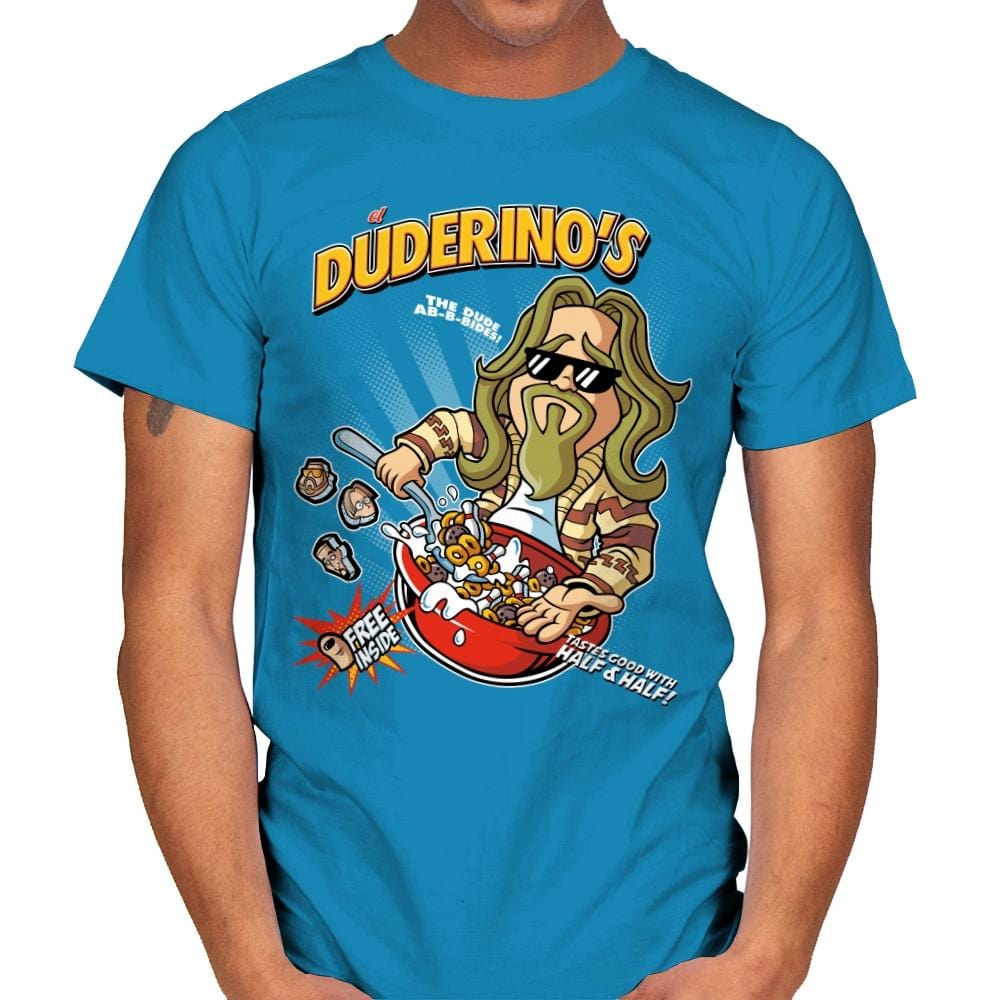 El Duderino's - Mens T-Shirts RIPT Apparel Small / Sapphire