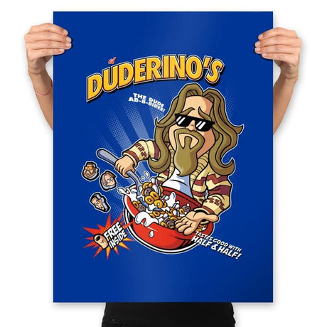 El Duderino's - Prints Posters RIPT Apparel 18x24 / Royal