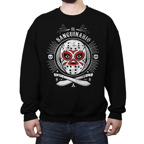El Sanguinario - Crew Neck Sweatshirt Crew Neck Sweatshirt RIPT Apparel