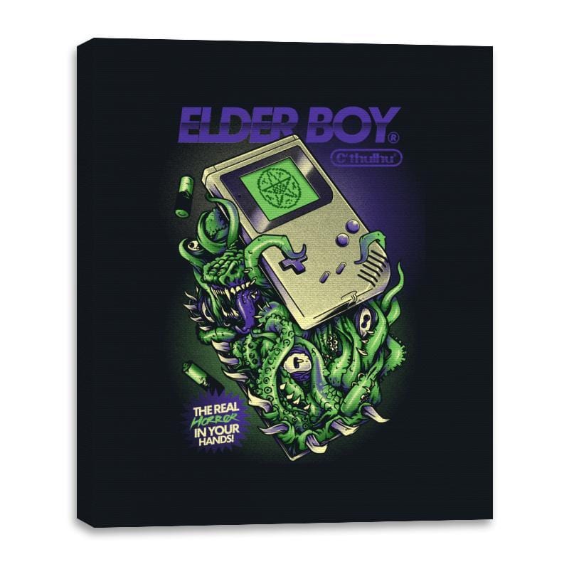 Elder Boy - Canvas Wraps Canvas Wraps RIPT Apparel 16x20 / Black