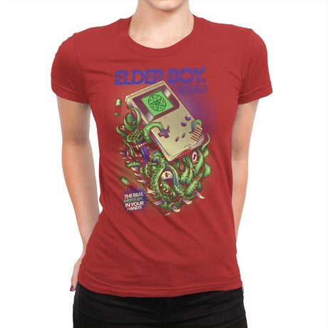 Elder Boy - Womens Premium T-Shirts RIPT Apparel Small / Red