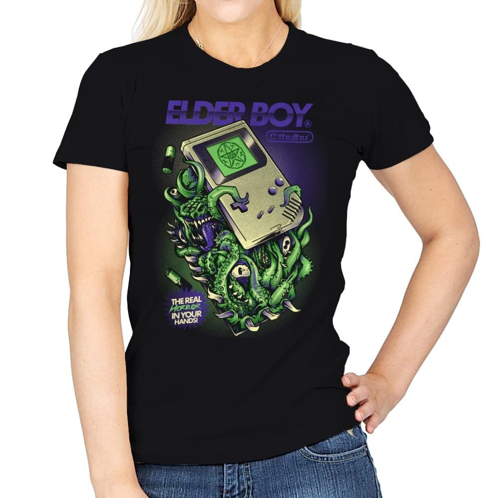 Elder Boy - Womens T-Shirts RIPT Apparel Small / Black