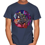 Elderly Mutant Ronin Turtle - Mens T-Shirts RIPT Apparel Small / Navy