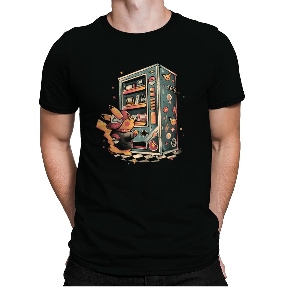 Electric Vending Machine - Mens Premium T-Shirts RIPT Apparel Small / Black