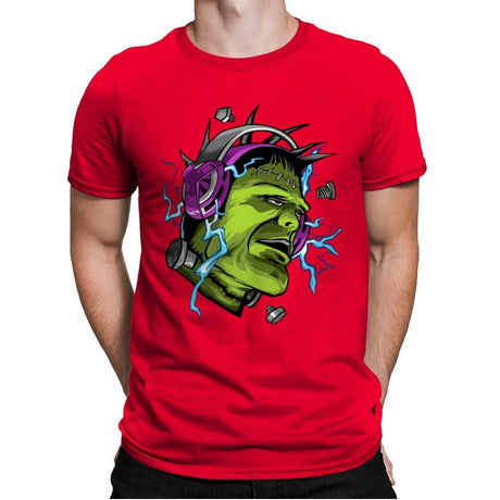 Electric Vibe - Mens Premium T-Shirts RIPT Apparel Small / Red