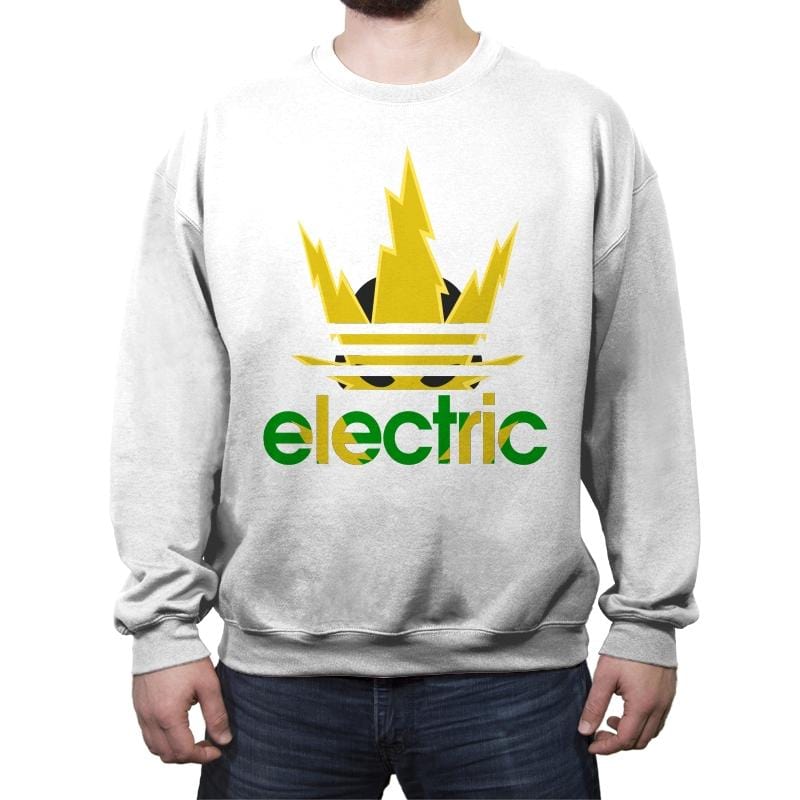 Electridas - Crew Neck Sweatshirt Crew Neck Sweatshirt RIPT Apparel Small / White