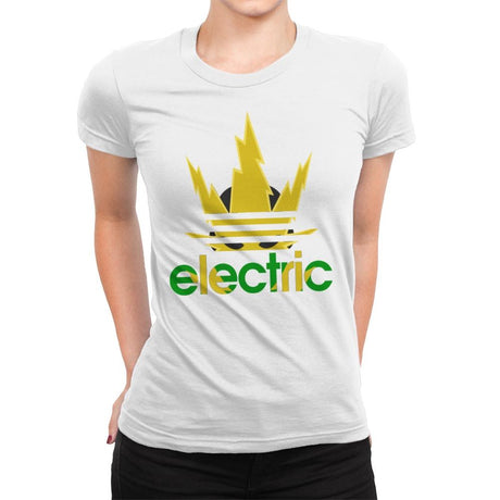Electridas - Womens Premium T-Shirts RIPT Apparel Small / White